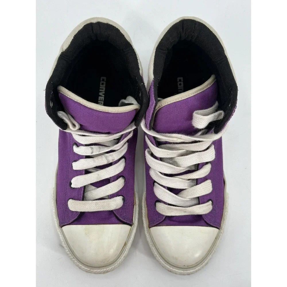Chuck Taylor Converse‎ All Star Purple High Top Youth Size 3 (316136F)